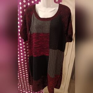 Classic Colorful Patchwork Sweater